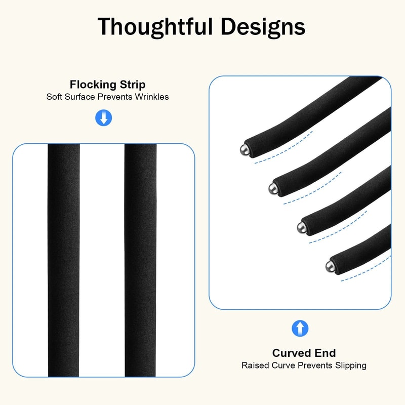 Extendable 9Arm PullOut Trousers Rack Modern Closet Clothes Towel Organizer 4