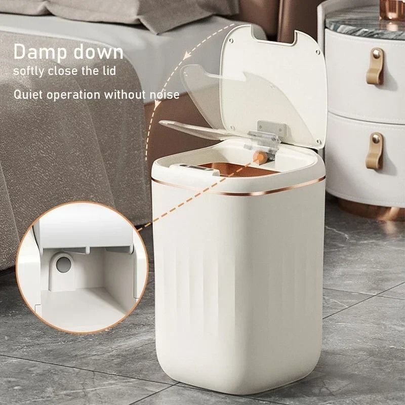 20L Smart Sensor Trash Can LargeCapacity Waterproof Bin For Kitchen Bathroom 2