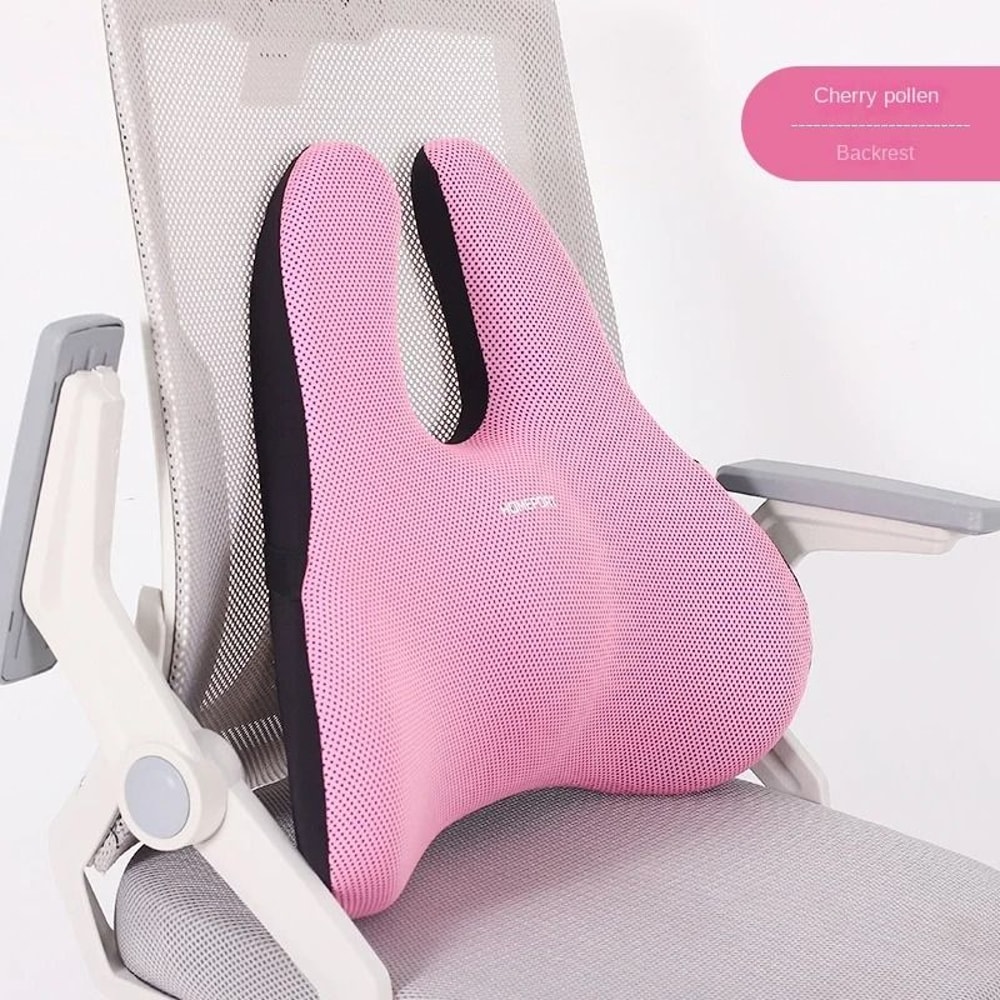 Orthopedic Memory Foam Seat Back Set Complete Coccyx Lumbar Support 6