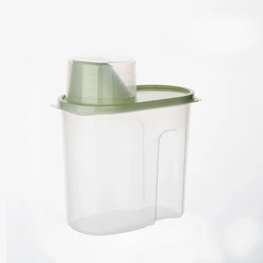 Household Kitchen Grain Storage Box Sealed Food Container With Measuring Cup 11