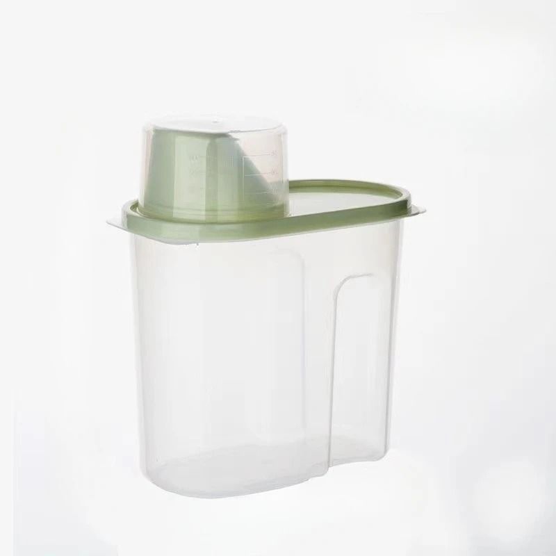 Household Kitchen Grain Storage Box Sealed Food Container With Measuring Cup 11