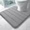 UShaped Memory Foam Toilet Mat Super Absorbent AntiSkid Bathroom Carpet 0