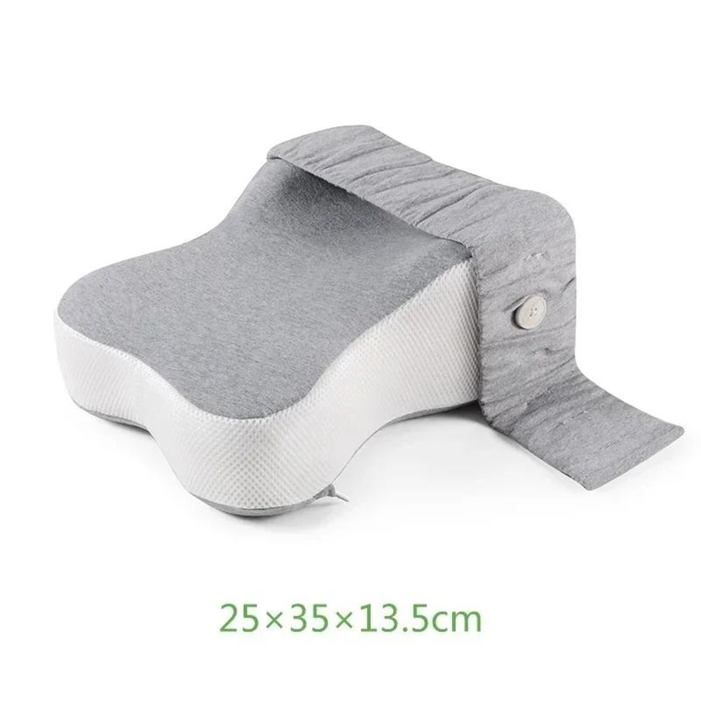 Orthopedic Side Sleeping Leg Pillow Slow Rebound Memory Foam With Adjustable Strap 6