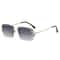 Square Rimless Glasses HighGrade Metal Trend Sunglasses For Men Women 2