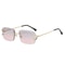 Square Rimless Glasses HighGrade Metal Trend Sunglasses For Men Women 12