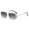 Square Rimless Glasses HighGrade Metal Trend Sunglasses For Men Women 13