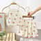 Summer Girls Cotton Suspender Set Cute Sleeveless Pajamas Shorts 2Piece Set 7