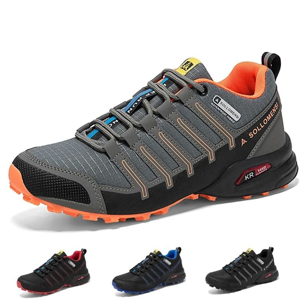 Mens AllTerrain Hiking Shoes Waterproof NonSlip Tactical Sports Footwear 0