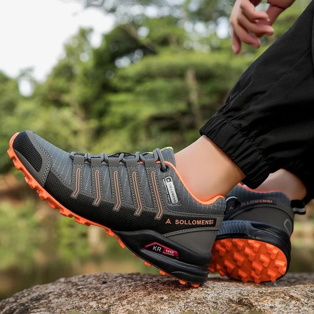 Mens AllTerrain Hiking Shoes Waterproof NonSlip Tactical Sports Footwear 1