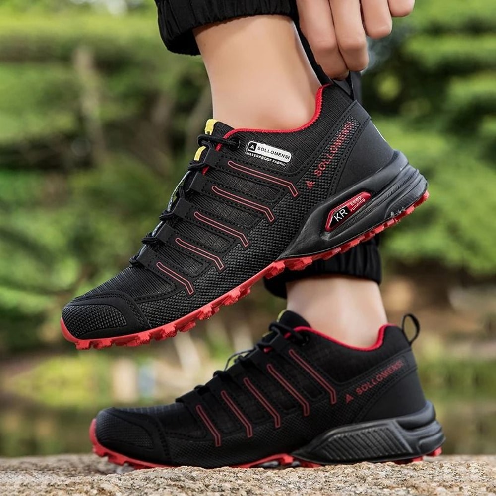 Mens AllTerrain Hiking Shoes Waterproof NonSlip Tactical Sports Footwear 3