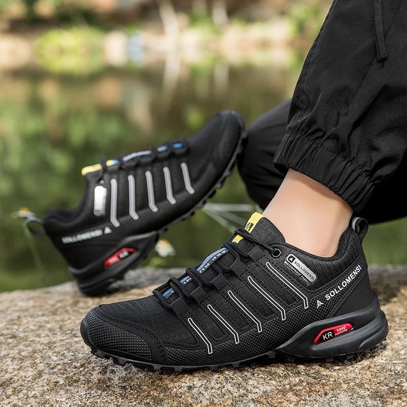 Mens AllTerrain Hiking Shoes Waterproof NonSlip Tactical Sports Footwear 4