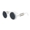 Retro Gothic Steampunk Sunglasses Luxury Designer Round PC Frame Eyewear 6