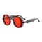 Retro Gothic Steampunk Sunglasses Luxury Designer Round PC Frame Eyewear 8