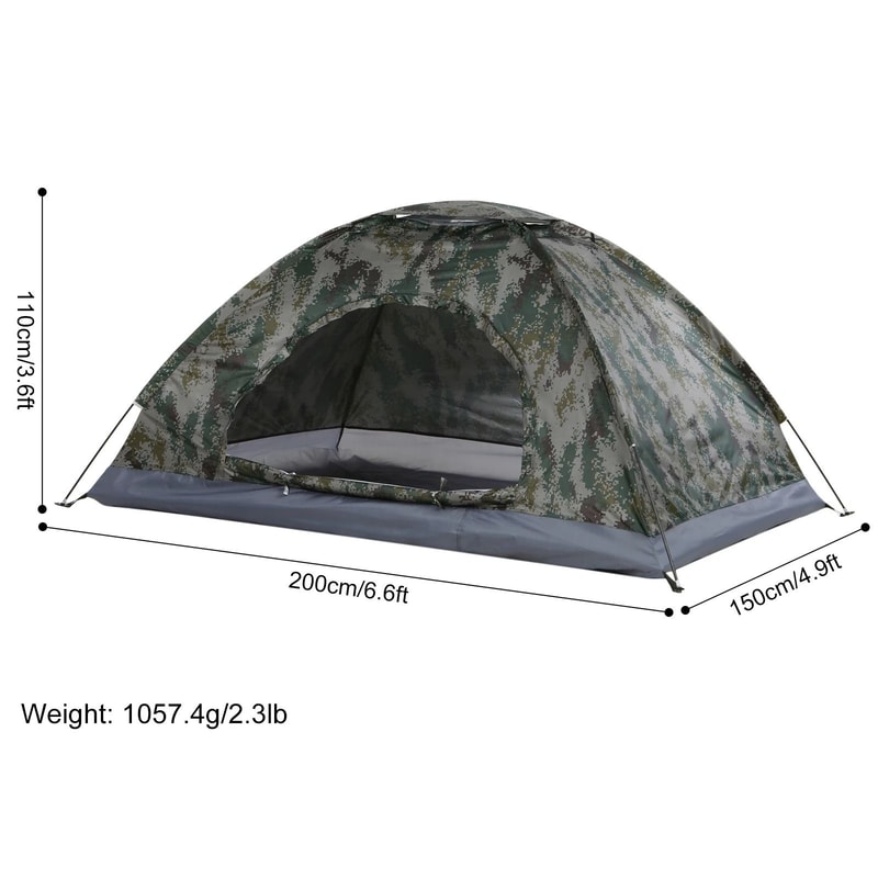 Ultralight Camping Tent Portable AntiUV Outdoor Shelter 5