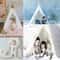 Portable Kids Teepee Tent Childrens Play House Wigwam Room Decor 1