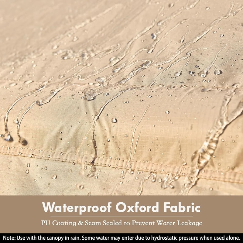 Large Inflatable Camping Tent 810 Person Family Shelter With Stove Jack 2