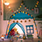 Childrens Folding Teepee Tent Indoor Outdoor Princess Castle Playhouse 2