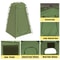 Portable Privacy Shower Tent Outdoor Waterproof Changing Room Shelter 1