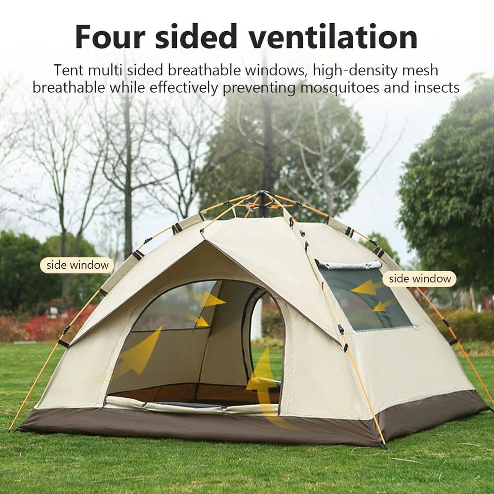 Automatic Family Camping Tent Waterproof Portable AllSeason Shelter 2