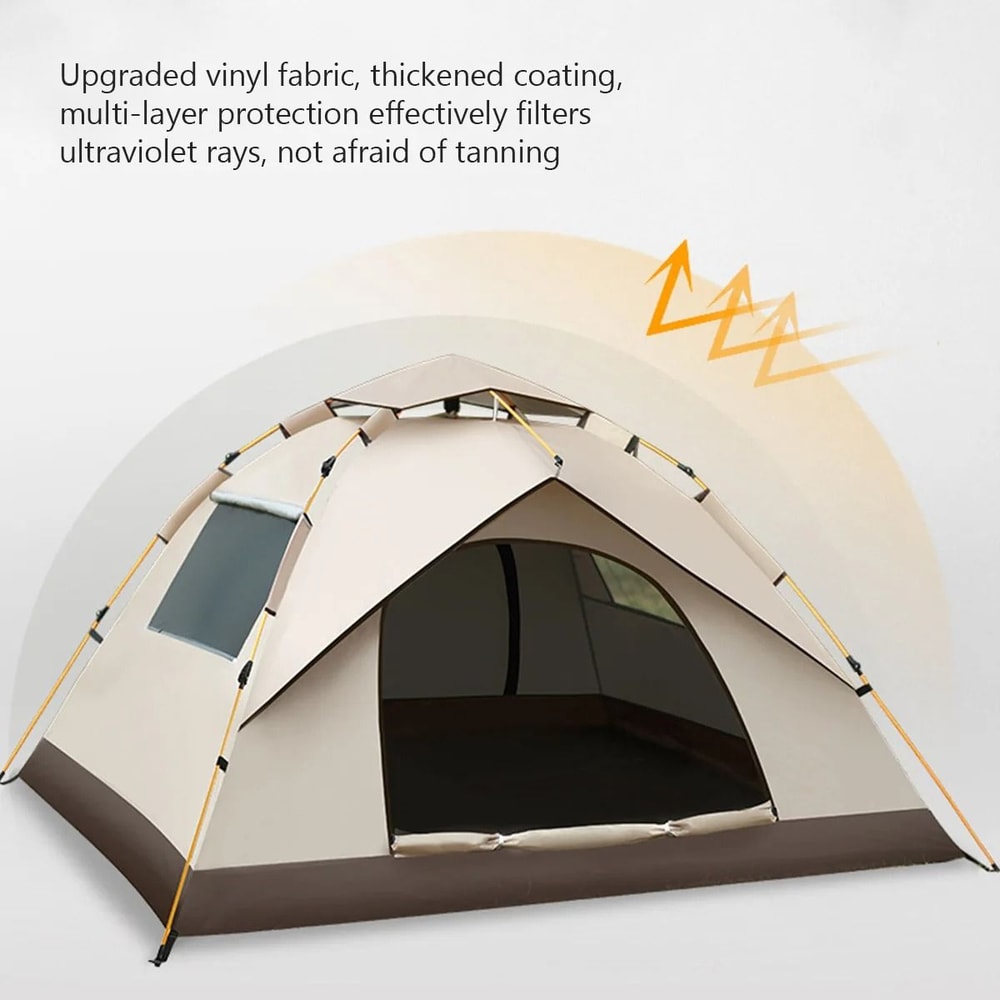 Automatic Family Camping Tent Waterproof Portable AllSeason Shelter 4