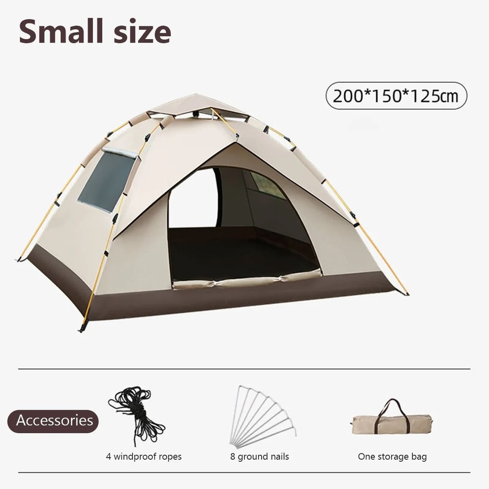 Automatic Family Camping Tent Waterproof Portable AllSeason Shelter 7