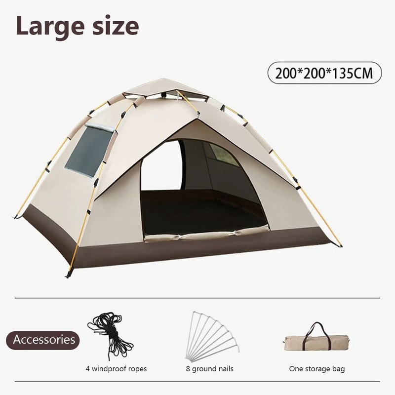 Automatic Family Camping Tent Waterproof Portable AllSeason Shelter 8