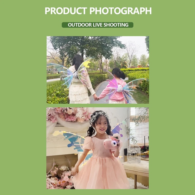 Magic Electric Elf Wings LED Butterfly Costume For Kids Pets 2