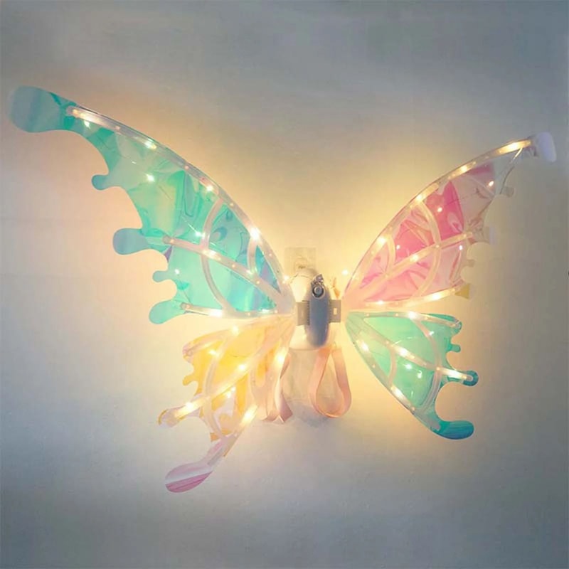 Magic Electric Elf Wings LED Butterfly Costume For Kids Pets 3