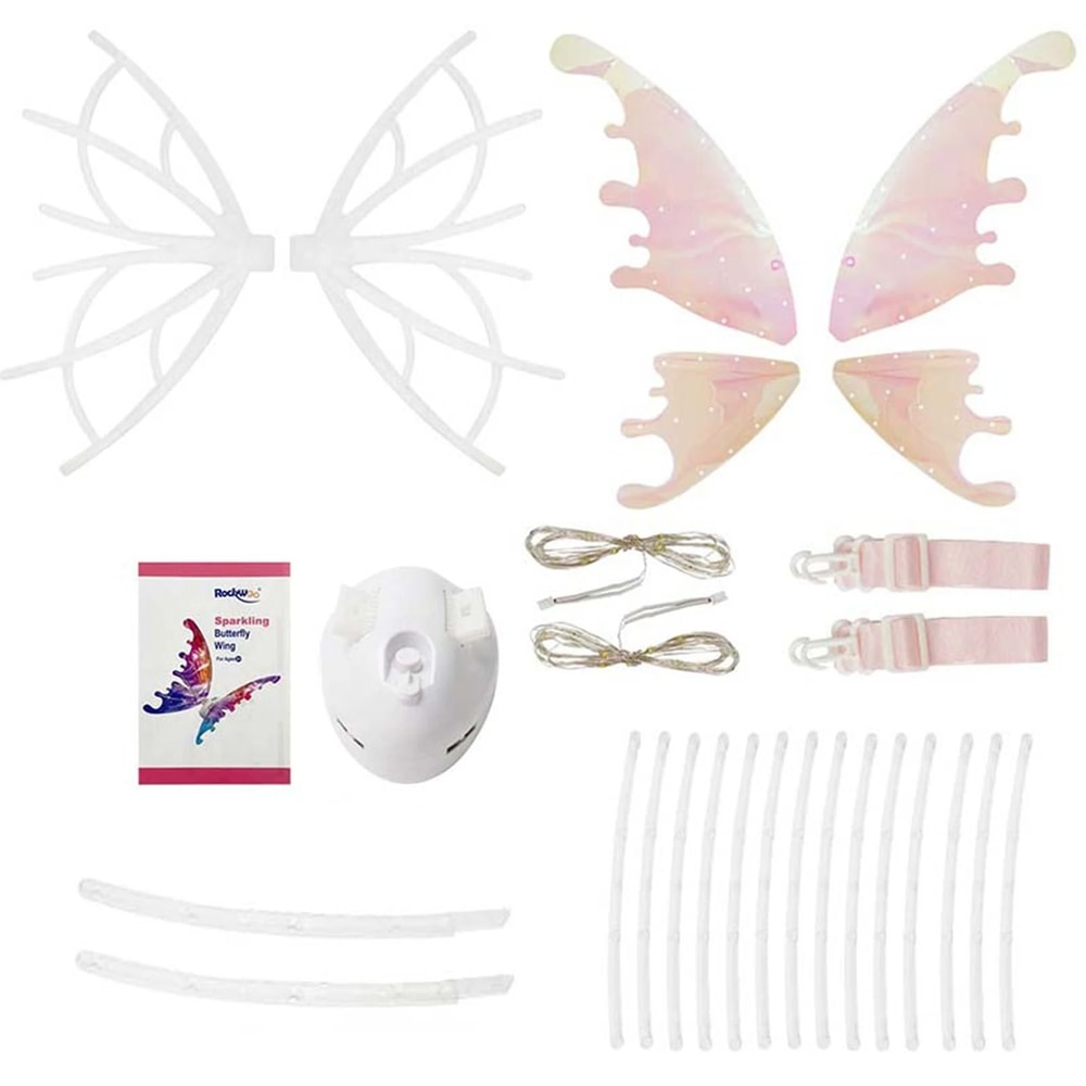 Magic Electric Elf Wings LED Butterfly Costume For Kids Pets 4
