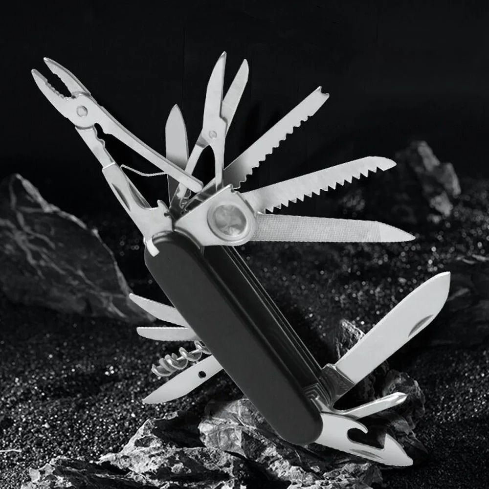 Multifunctional Folding Knife Portable EDC Stainless Steel Combination Tool 2