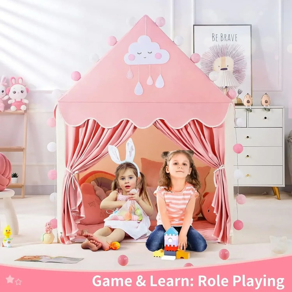 Princess Castle Playhouse Folding Indoor Outdoor Decor Tent 1