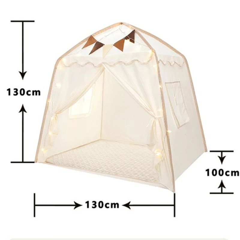 Portable Kids Play Tent Large Foldable Toddler Castle Princess 3