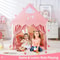 Folding Teepee Tent Indoor Outdoor Princess Castle Playhouse 0