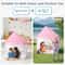 Folding Teepee Tent Indoor Outdoor Princess Castle Playhouse 3