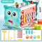 Baby Montessori Magnetic Fishing Owl Cube Educational Hammer Game With Music 8