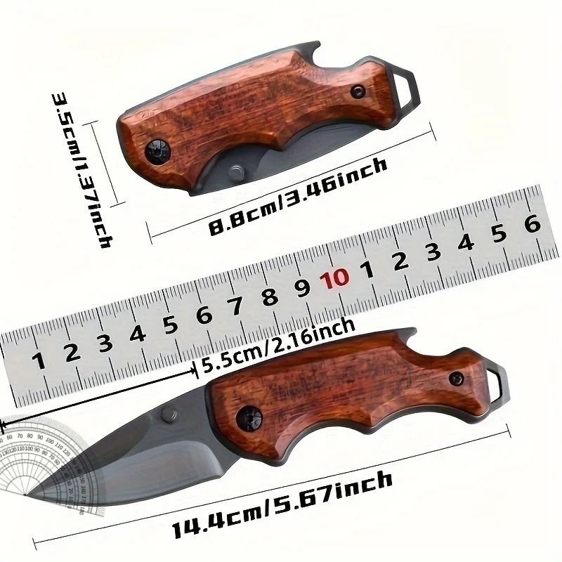 Survival Portable Knife Multifunctional Mini Folding Military Pocket Knife 6