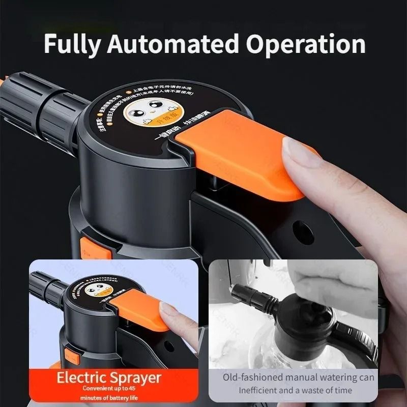 2L Handheld Electric Foam Sprayer Motorized Snow Foam Cannon For Car Wash 4