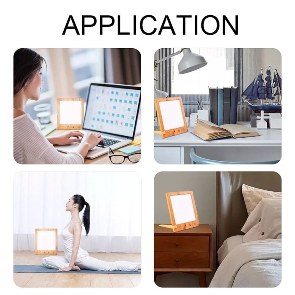 SAD Light Therapy Lamp Smart Adjustable Sunlight Simulation Desk Lamp 4
