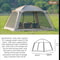 ExtraLarge Mesh Party Tent 615 Person Rainproof Sunshade Canopy 7