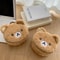 Anime Relaxed Bear Plush Makeup Case Soft Cosmetic Bag Jewelry Organizer 5