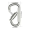 6PCS Premium Aluminum Carabiner Set Lockable Outdoor Gear EDC Keychain 2