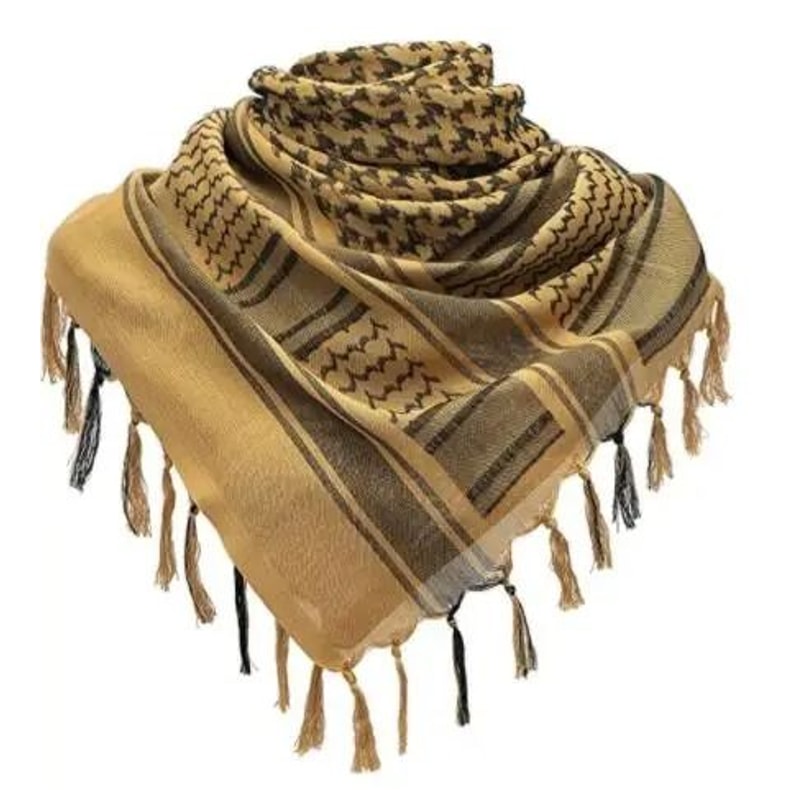 Tactical Hunting Shemagh Desert Keffiyeh Head Neck Arab Wrap 12