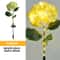 Solar Hydrangea Garden Light Waterproof LED Floral Stake Lamp 9