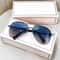 Classic Aviator Sunglasses For Men Metal Frame AntiUV Driving Glasses 3