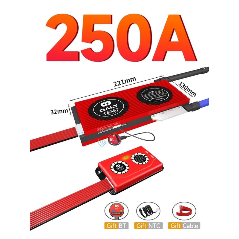 Smart BMS With 1A Active Balancer LiFePO4 LiIon Battery Management System 10