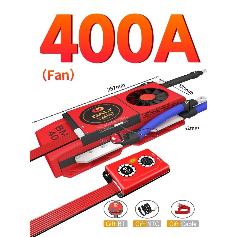 Smart BMS With 1A Active Balancer LiFePO4 LiIon Battery Management System 15