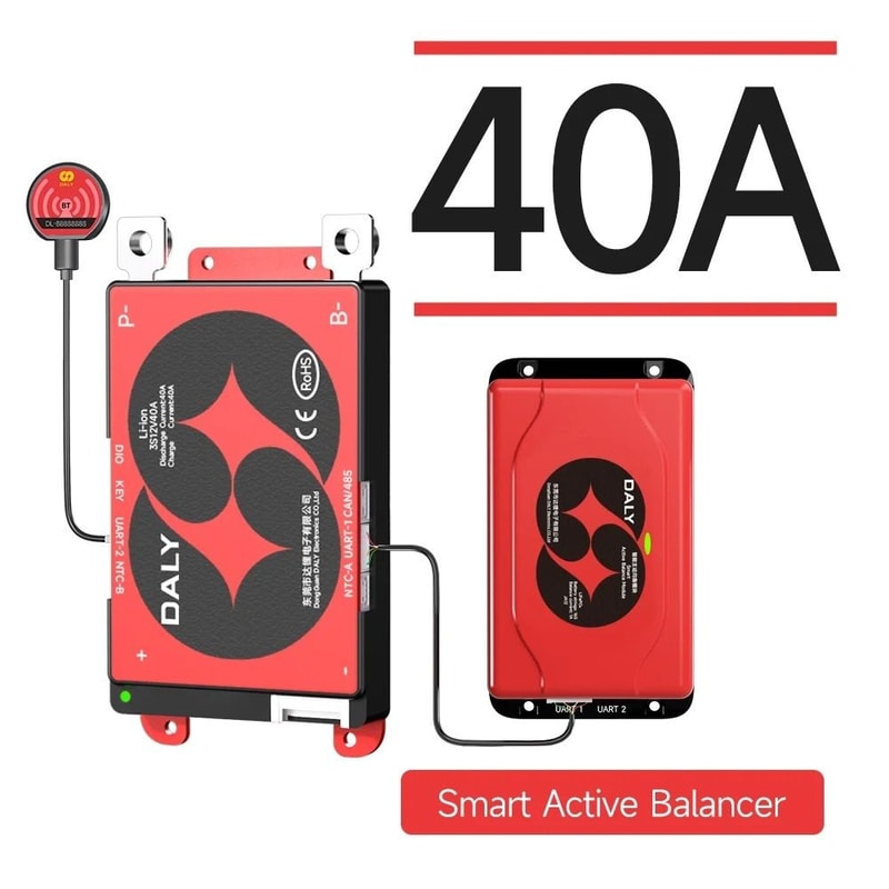Smart BMS With 1A Active Balancer LiFePO4 LiIon Battery Management System 5