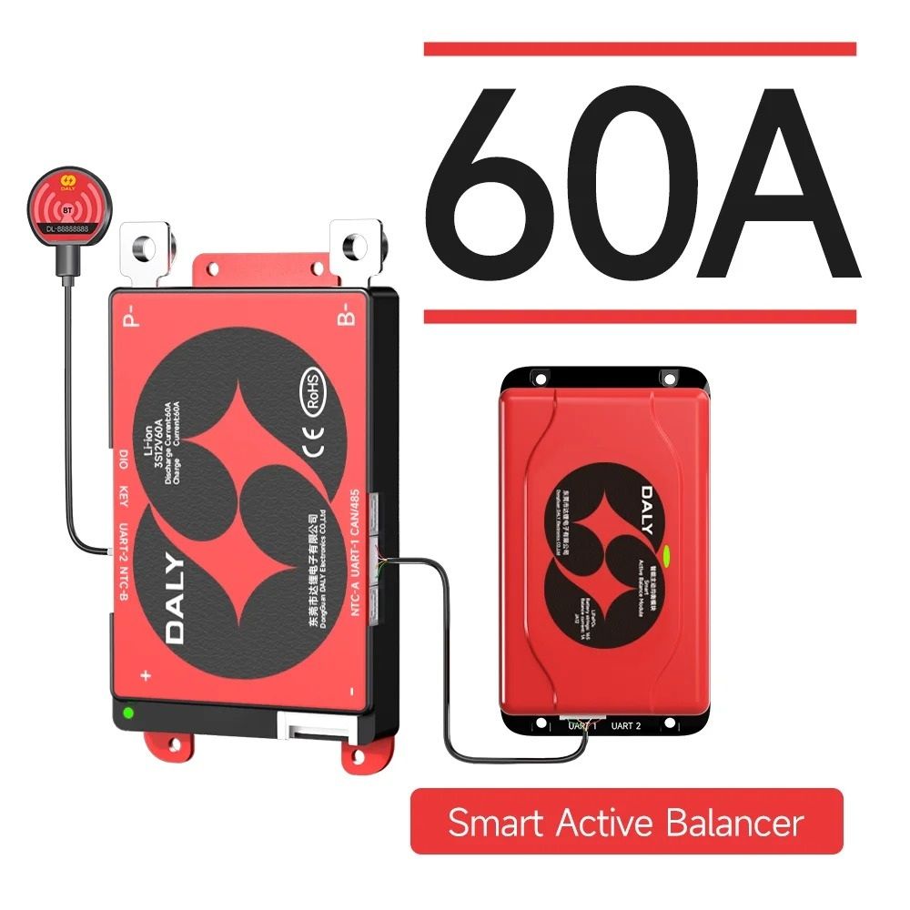 Smart BMS With 1A Active Balancer LiFePO4 LiIon Battery Management System 6