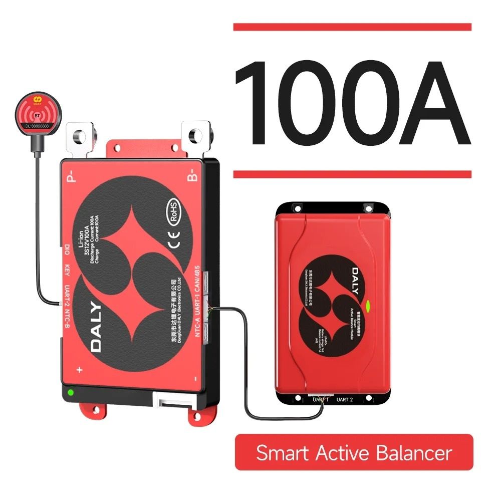 Smart BMS With 1A Active Balancer LiFePO4 LiIon Battery Management System 7