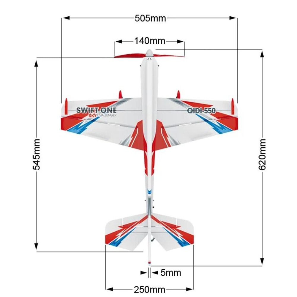 4CH Brushless Motor RC Airplane HighPerformance Remote Control Glider 6